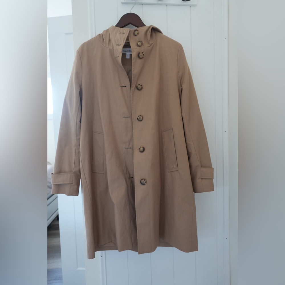 Calvin Klein Tan Blazer Coat